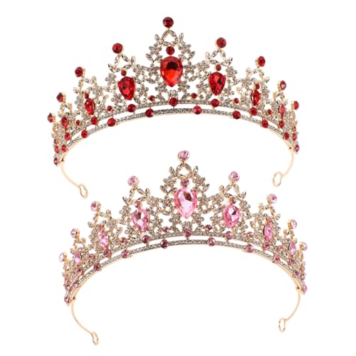 FOMIYES 2 Stück Kinderhaarband Prinzessinnenkrone Strass Verziertes Haarband Strass Stirnbänder Damen Mädchen Krone Stirnband Für Mädchen FOMIYES 2 Stück Kinderhaarband Prinzessinnenkrone Strass Verziertes Haarband Strass Stirnbänder Damen Mädchen Krone Stirnband Für Mädchen von FOMIYES
