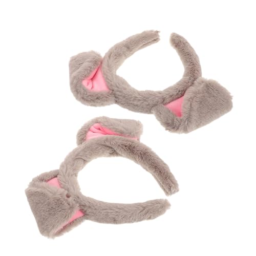 FOMIYES 2 Stück Plüsch Hundeohren Haarreif Haarband Angenehm Komfortabel für Kostüm Party Halloween Weihnachten Fasching Verkleidung Zubehör FOMIYES 2 Stück Plüsch Hundeohren Haarreif Haarband Angenehm Komfortabel für Kostüm Party Halloween Weihnachten Fasching Verkleidung Zubehör von FOMIYES