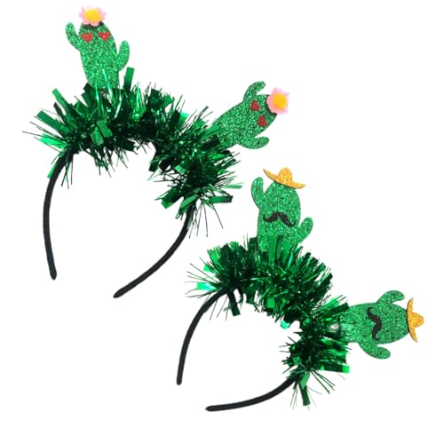 FOMIYES 2 Stück Teiliges Haarschmuck Kaktus Stirnband Originelles Bequemes Cosplay Haarreif für Frauen Langlebige Party und Festivalaccessoires Grüne Farbgestaltung FOMIYES 2 Stück Teiliges Haarschmuck Kaktus Stirnband Originelles Bequemes Cosplay Haarreif für Frauen Langlebige Party und Festivalaccessoires Grüne Farbgestaltung von FOMIYES