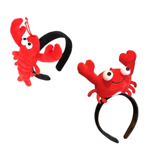 FOMIYES 2 Stück Teiliges Kreative Haarreifen mit Süßem Krabben und Hummer Design Lustiges Kostüm Accessoire für Erwachsene für Party und Performance FOMIYES 2 Stück Teiliges Kreative Haarreifen mit Süßem Krabben und Hummer Design Lustiges Kostüm Accessoire für Erwachsene für Party und Performance von FOMIYES