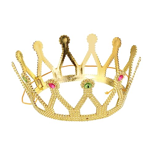 FOMIYES 2St königliche mittelalterliche krone dvd the crown Strass Braut die Krone Braut Kopfschmuck Krone für Mädchen Prinzessin Krone Strass-Tiara Antike Krone Halloween-Königin-Krone von FOMIYES