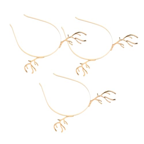 FOMIYES 3 Stück Festliches Rentier Geweih Haarreif aus Metall mit Funkelnden Strasssteinen Leichtes und Bequemes Stirnband für Weihnachten Kostüm und Partydekoration FOMIYES 3 Stück Festliches Rentier Geweih Haarreif aus Metall mit Funkelnden Strasssteinen Leichtes und Bequemes Stirnband für Weihnachten Kostüm und Partydekoration von FOMIYES