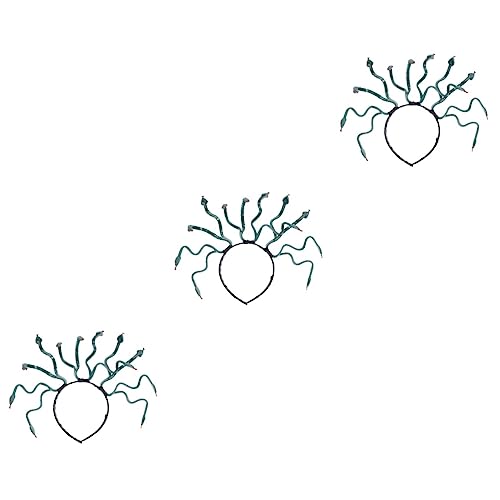 FOMIYES 3stücke Halloween Schlangen Stirnband Für Damen Und Mädchen Kreatives Haarschmuck-accessoire Für Kostüm-party Und Festlichkeiten Tiefgrün Aus Robustem Gefertigt FOMIYES 3stücke Halloween Schlangen Stirnband Für Damen Und Mädchen Kreatives Haarschmuck-accessoire Für Kostüm-party Und Festlichkeiten Tiefgrün Aus Robustem Gefertigt von FOMIYES