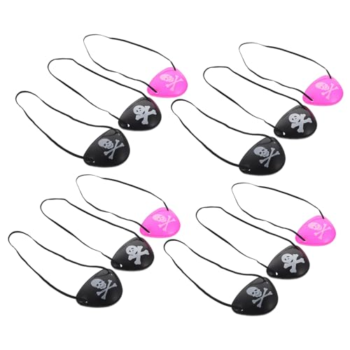 FOMIYES 4 Sätze -augenmaske Halloween Halllowen Festoon Maskenmaschiene Party Mitgebsel Cosplay -requisite Cosplay- Augenklappen Für Partygeschenke Plastik 12 Stück * 4 von FOMIYES