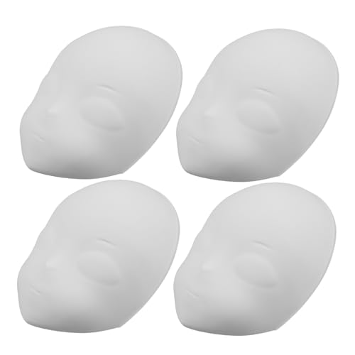 FOMIYES 4 Stück Weiße Blanko-masken zum Bemalen Vollgesichts-diy-masken für Sicher und Vielseitig für Karneval Fasching und Partydekorationen FOMIYES 4 Stück Weiße Blanko-masken zum Bemalen Vollgesichts-diy-masken für Sicher und Vielseitig für Karneval Fasching und Partydekorationen von FOMIYES