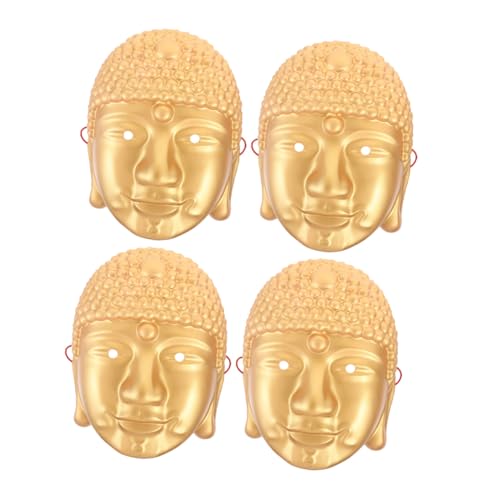 FOMIYES 4 Stücke Buddha Gesicht Masken mit Realistischen Details für Halloween Kostüm Cosplay und Theateraufführungen Vielseitig Einsetzbar bei Kulturellen Festen und Maskeraden FOMIYES 4 Stücke Buddha Gesicht Masken mit Realistischen Details für Halloween Kostüm Cosplay und Theateraufführungen Vielseitig Einsetzbar bei Kulturellen Festen und Maskeraden von FOMIYES