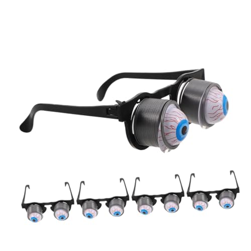 FOMIYES 5 Stück Halloween Brille mit Herabhängenden Augäpfeln Witzige Federaugenbrille für Karneval Leichte Partybrille mit Gruseligen Augen für Kostüme und Scherzartikel FOMIYES 5 Stück Halloween Brille mit Herabhängenden Augäpfeln Witzige Federaugenbrille für Karneval Leichte Partybrille mit Gruseligen Augen für Kostüme und Scherzartikel von FOMIYES