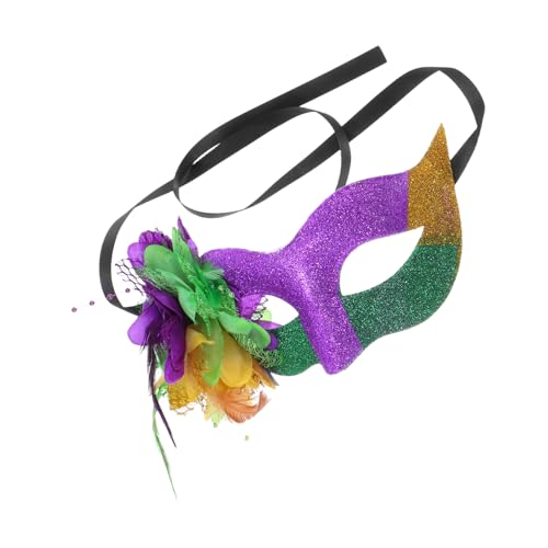 FOMIYES Augenklappe Osterblumen Irische St. Patrick's Day Maskenball Requisiten für Silvesterparty gefiederte Kobold-Partyzubehör Plastik von FOMIYES