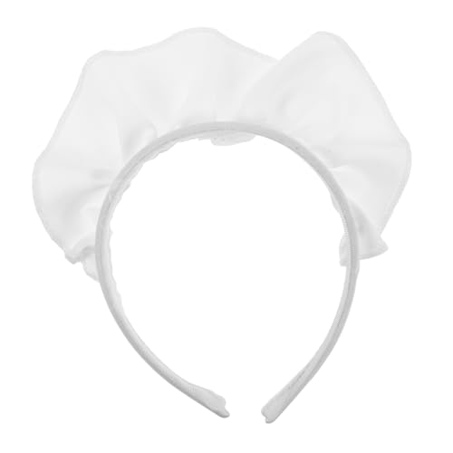 FOMIYES Kopfschmuck Für Dienstmädchen Breit Weiß Haarreif Stirnband Kopfbedeckung Kostüm-accessoire Cosplay Party Make-up Dekoration Kopfbedeckung Ornament Gesicht FOMIYES Kopfschmuck Für Dienstmädchen Breit Weiß Haarreif Stirnband Kopfbedeckung Kostüm-accessoire Cosplay Party Make-up Dekoration Kopfbedeckung Ornament Gesicht von FOMIYES