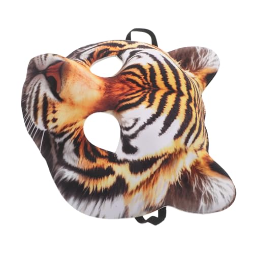 FOMIYES Halloween Tiger Halbgesichtsmaske aus Leichtem EVA Atmungsaktive Tiermaske für Cosplay Karneval Maskerade und Outdoor-festivals Komfortabel für Lang anhaltenden Gebrauch als FOMIYES Halloween Tiger Halbgesichtsmaske aus Leichtem EVA Atmungsaktive Tiermaske für Cosplay Karneval Maskerade und Outdoor-festivals Komfortabel für Lang anhaltenden Gebrauch als von FOMIYES
