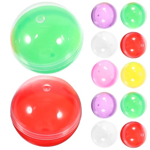 FOMIYES Kapselautomat, 50 Stück Runde Kunststoffkapseln, Leer, zu Öffnen, Aufbewahrungsverpackungsbälle, Farbige Diy-bälle für Preise, Partygeschenke, 28 Mm FOMIYES Kapselautomat, 50 Stück Runde Kunststoffkapseln, Leer, zu Öffnen, Aufbewahrungsverpackungsbälle, Farbige Diy-bälle für Preise, Partygeschenke, 28 Mm von FOMIYES