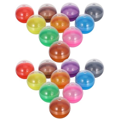 FOMIYES Kapselautomat, 50 Stück Runde Kunststoffkapseln, Leer, zu Öffnen, Aufbewahrungsverpackungsbälle, Farbige Diy-bälle für Preise, Partygeschenke, 32 Mm FOMIYES Kapselautomat, 50 Stück Runde Kunststoffkapseln, Leer, zu Öffnen, Aufbewahrungsverpackungsbälle, Farbige Diy-bälle für Preise, Partygeschenke, 32 Mm von FOMIYES