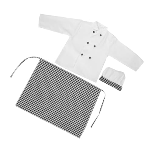 FOMIYES Kinderkochkostüm mit Langärmeliger Kariertem Schürze Kreatives Rollenspiel für Jungen und Mädchen Praktischer Fleckenschutz für Halloween Geburtstagsfeiern und Küchenaktivitäten FOMIYES Kinderkochkostüm mit Langärmeliger Kariertem Schürze Kreatives Rollenspiel für Jungen und Mädchen Praktischer Fleckenschutz für Halloween Geburtstagsfeiern und Küchenaktivitäten von FOMIYES