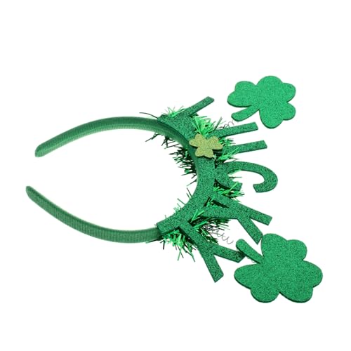 FOMIYES Kopfschmuck aus vierblättrigem Kleeblatt lustige kopfbedeckung party kopfschmuck st. Patricks Tag st patricks day hut Accessoires zum St. Patricks Day für Damen Patrick-Kostüm von FOMIYES