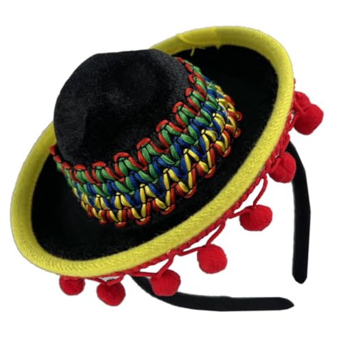 FOMIYES Mexikanisches Party haarband Sombrero stil Festival accessoire für Cosplay und Karneval Damen Kostüm Party Favor FOMIYES Mexikanisches Party haarband Sombrero stil Festival accessoire für Cosplay und Karneval Damen Kostüm Party Favor von FOMIYES