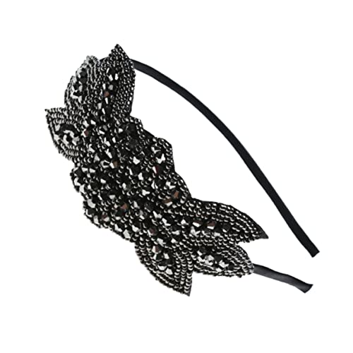 FOMIYES Party-Kopfbedeckung Mode antikes Stirnband Haarschmuck für die Brautjungfer Hochzeit hair accessories for wedding hair accessories Party-Haarreifen Party-Kopfschmuck Black von FOMIYES