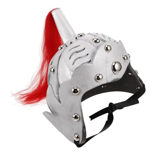 FOMIYES Ritterhelm Silber Mittelalterlicher Soldaten Helm Für Theater Fasching Halloween Cosplay Bühnenauftritte Komfortabel Authentisches Design FOMIYES Ritterhelm Silber Mittelalterlicher Soldaten Helm Für Theater Fasching Halloween Cosplay Bühnenauftritte Komfortabel Authentisches Design von FOMIYES
