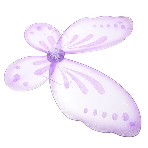 FOMIYES Schmetterlingsflügel Kostümflügel Leichtes Cosplay Flügelzubehör für Mädchen Party Verkleidung in Helllila FOMIYES Schmetterlingsflügel Kostümflügel Leichtes Cosplay Flügelzubehör für Mädchen Party Verkleidung in Helllila von FOMIYES