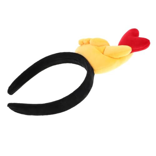 FOMIYES Stirnband mit Herzgeste Süßes Stirnband Amor Stirnband Valentinstag-Herz-Kopf party kopfschmuck valentinstag dekoration Herz Stirnband Amor Cosplay-Stirnbänder Plastik Beige von FOMIYES