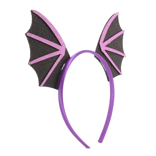 FOMIYES Teufelshaarnadel Haarnadel Fledermaus-Stirnband Halloween-Stirnband für Damen Halloween-Stirnbänder für Frauen Halloween-Dekor Halloween-Haarband Halloween Stirnband Frauen Stoff von FOMIYES