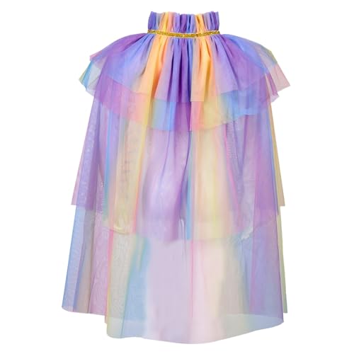 FOMIYES Tüllumhang Cape Weicher Polyester Angenehm und Leicht Festliches Kostüm Cape für Mädchen für Geburtstag Karneval Halloween Rollenspiel und Themenpartys Vielseitig Einsetzbar und FOMIYES Tüllumhang Cape Weicher Polyester Angenehm und Leicht Festliches Kostüm Cape für Mädchen für Geburtstag Karneval Halloween Rollenspiel und Themenpartys Vielseitig Einsetzbar und von FOMIYES