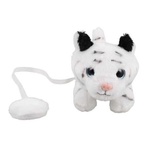 FOMIYES Weißer Tiger Plüsch Schulterpuppe mit Magnetischer Befestigung Weiches Kuscheltier für Tierkostüme Vielseitiges Cosplay Accessoire für Dschungel und Themenpartys FOMIYES Weißer Tiger Plüsch Schulterpuppe mit Magnetischer Befestigung Weiches Kuscheltier für Tierkostüme Vielseitiges Cosplay Accessoire für Dschungel und Themenpartys von FOMIYES