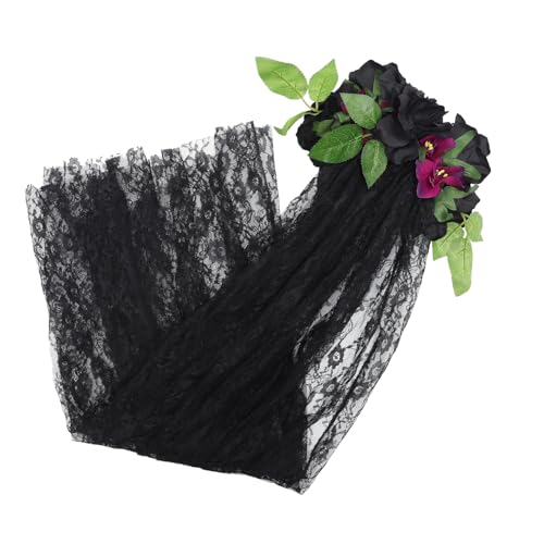 FOMIYES rosa Stirnband Halloween-Haarspangen Haarschmuck Hochzeitshaarspangen für Bräute Rave-Accessoires halloween haarreif halloween headband Halloween Haarband Haarpflegezubehör Stoff von FOMIYES