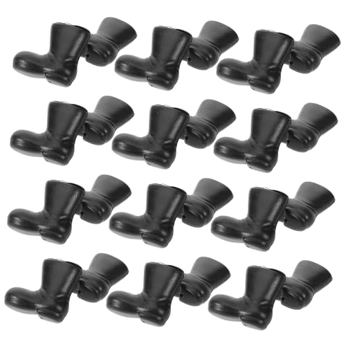 FONDOTIN 50 Stück Mini -Schuhe Die Zubehör Schick Miniaturpuppenschuhe Drinnen Puppe Dekorative Schuhe Dekorative Minischuhe Spielpuppenschuhe Mikro Minischuhe Für Schwarz Plastik FONDOTIN 50 Stück Mini -Schuhe Die Zubehör Schick Miniaturpuppenschuhe Drinnen Puppe Dekorative Schuhe Dekorative Minischuhe Spielpuppenschuhe Mikro Minischuhe Für Schwarz Plastik von FONDOTIN