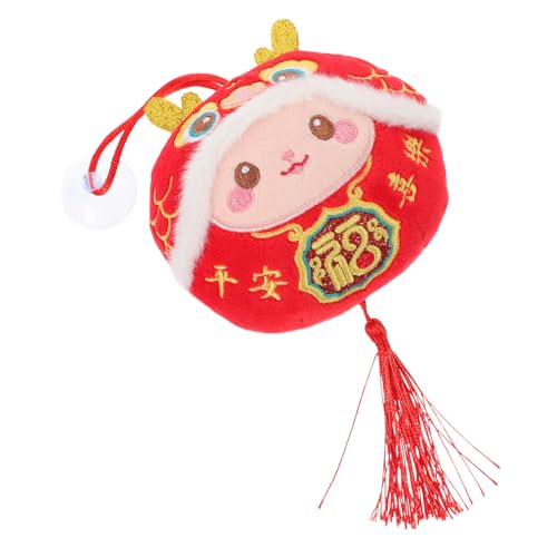 FONDOTIN Chinesischer Drache Plüschfigur Glücksbringer Maskottchen mit Lanyard Dekoratives Stofftier für Chinesisches Neujahr Hängende Wohn Autodekoration Geschenk für Familie und Freunde FONDOTIN Chinesischer Drache Plüschfigur Glücksbringer Maskottchen mit Lanyard Dekoratives Stofftier für Chinesisches Neujahr Hängende Wohn Autodekoration Geschenk für Familie und Freunde von FONDOTIN