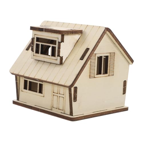 FONDOTIN DIY Miniatur Puppenhaus Bausatz 3D Puzzle Aus Holz Kleines Modell Lernspielzeug Für Teenager Erwachsene Geburtstagsgeschenke von FONDOTIN