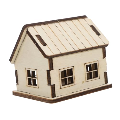 FONDOTIN DIY Miniatur Puppenhaus Bausatz 3D Puzzle Aus Holz Kleines Modell Lernspielzeug Für Teenager Erwachsene Geburtstagsgeschenke von FONDOTIN