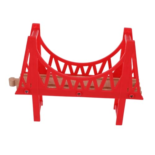 FONDOTIN Holz zugbrücke Doppelstock Abnehmbar aus Robustem Holz Kompatibel mit Gängigen Holzeisenbahn schienen Fördert Kreatives und Einfache Montage für Zuhause und Schule FONDOTIN Holz zugbrücke Doppelstock Abnehmbar aus Robustem Holz Kompatibel mit Gängigen Holzeisenbahn schienen Fördert Kreatives und Einfache Montage für Zuhause und Schule von FONDOTIN