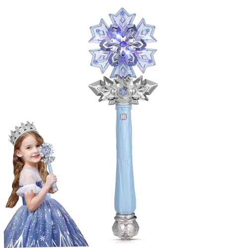 FONDOTIN Leuchtender Zauberstab mit Licht Sound und Sprühnebel Glitzernder Cosplay Zauberstab für Interaktives als Stocking Stuffer für Mädchen Batteriefrei FONDOTIN Leuchtender Zauberstab mit Licht Sound und Sprühnebel Glitzernder Cosplay Zauberstab für Interaktives als Stocking Stuffer für Mädchen Batteriefrei von FONDOTIN