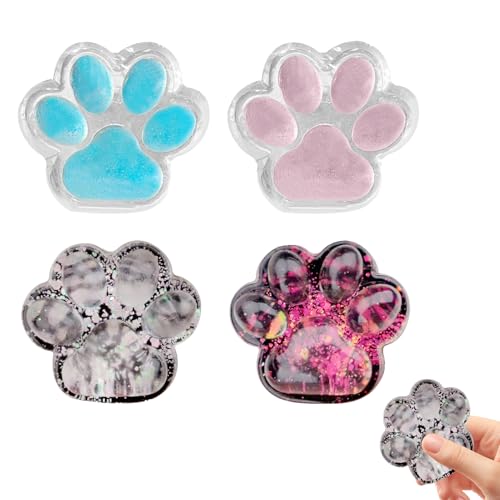 Anti Stress Pfote Spielzeug Set, FuFu Squishy, Taba Squishy Pfote, Squishy Katzenpfote Toy, Cat Paw Squishy, Fidget Toys Geschenk für Kinder und Erwachsene (A) von FONDUO