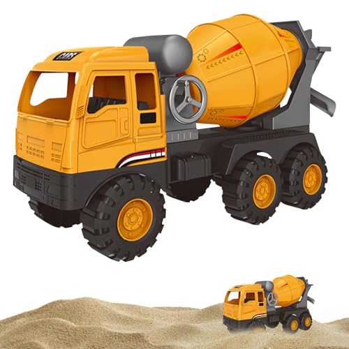 FONDUO Sandkasten Bagger Spielzeug Kinder Groß Bagger Strandspielzeug, 24cm Baustellenfahrzeuge Kinder Spielzeug für Junge Kinderbagger Sand Toy Junge Toy Geschenk ab 2 3 4 5 6 Jahre (B) von FONDUO