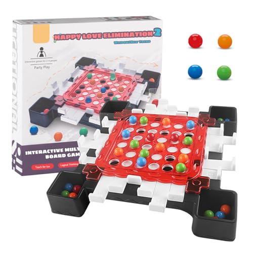 Kinder Brettspie, Regenbogenball Ausscheidungsspiel, Strategiespiel für Mehrere Spieler, Eltern Kind Smart Games, Interaktive Knobelspiele, Tischspiele, Tabletop Spiele Geschenk von FONDUO