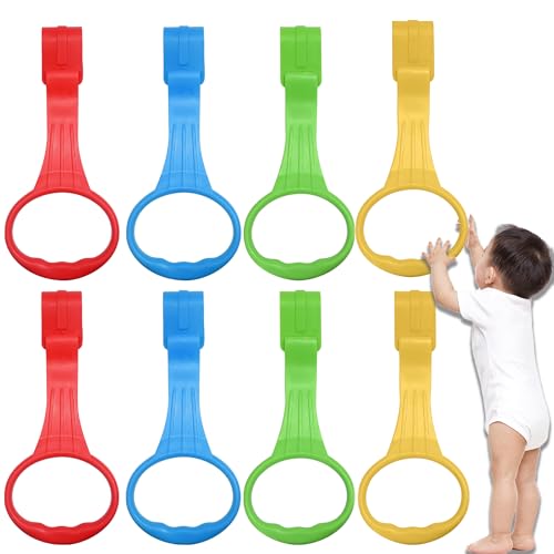 FOORAINDA Baby Pull Up Ring 8 Pack Babys Stand Up Learn to Walk Assistant Handle for Baby Laufstall und Krippe von FOORAINDA