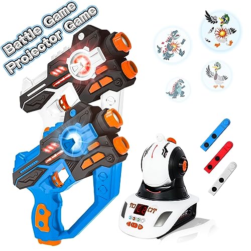 FORHISHER Laser Tag Set Kinder,Laser Pistole Spiel mit Projektor für Jungen,Multifunktion Lasertag Geschenk Junge 6 7 8 9 10 11 12 Jahre von FORHISHER