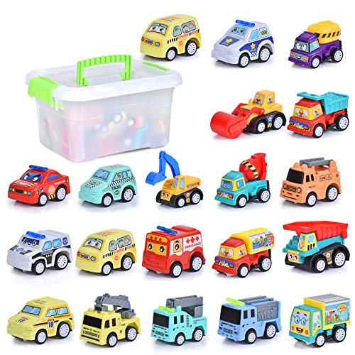 FORMIZON 20 Stück Baustellenfahrzeuge, kleines Auto, Miniatur, Spielzeug, Auto, Reibung, LKW, Baufahrzeuge für Kinder, Jungen, Mädchen, Geschenk FORMIZON 20 Stück Baustellenfahrzeuge, kleines Auto, Miniatur, Spielzeug, Auto, Reibung, LKW, Baufahrzeuge für Kinder, Jungen, Mädchen, Geschenk von FORMIZON