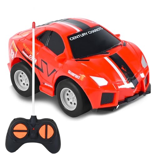 FORMIZON Kinder Spielzeugauto, Ferngesteuertes Auto ab 2 3 Jahre, RC Auto für Kinder mit Fernbedienung, Mini RC Car ab 2 Jahre Geschenk Kinder, Geschenkideen für Weihnachten, Geburtstag (Rot) von FORMIZON