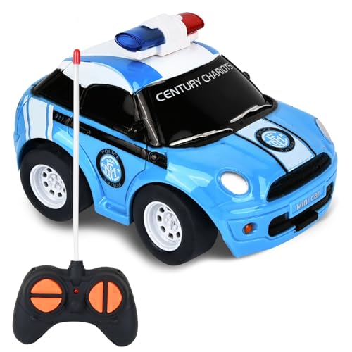 FORMIZON Kinder Spielzeugauto, Ferngesteuertes Auto ab 2 3 Jahre, RC Auto für Kinder mit Fernbedienung, Mini RC Car ab 2 Jahre Geschenk Kinder, Geschenkideen für Weihnachten (Polizeiauto-B) von FORMIZON