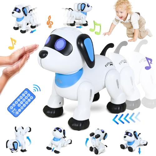 FORMIZON Roboter Hund für Kinder, Ferngesteuerter Roboter, Programmierbarer Roboter Tanz Musik, Intelligenter interaktiver Spielzeugroboter, Kreative Geschenke für Jungen und Mädchen 3-12 Jahren (A) von FORMIZON