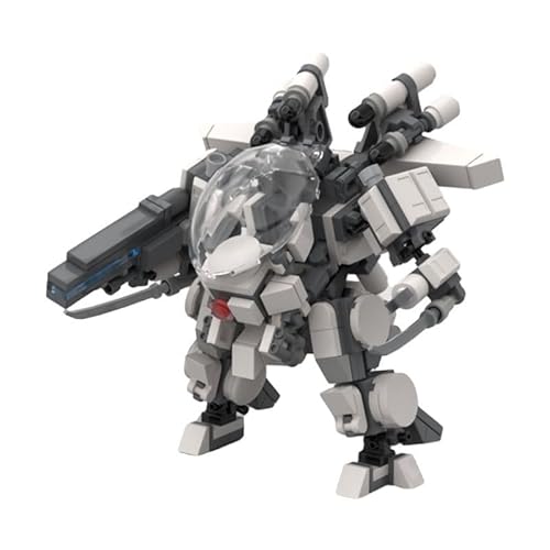 FORTTS Bausteinspielzeug, coole Mecha-Actionfiguren, Action-Abenteuerspiel, Puzzle, kreatives Modell, Ausstellungsstück und Sammlerstück, 300-teiliges kreatives Geschenk, Sammelfigur von FORTTS