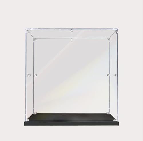 FORTTS Transparente Acryl-Vitrine, kompatibel mit LG 4184, Sammlerstück-Vitrine, staubdichte Arbeitsplatte, Kunststoff-Vitrine, Spielzeug, Heimaufbewahrung, 62 x 30 x 55 cm(2MM) von FORTTS