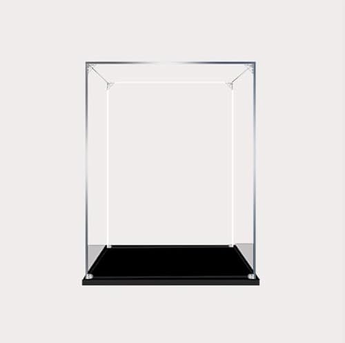 FORTTS Transparente Acryl-Vitrine, kompatibel mit LG 75276/75277/75304, Vitrine for Sammlerstücke, staubdicht, Arbeitsplatte, Kunststoff-Vitrine, Spielzeug, Heimaufbewahrung, 20 x 20 x 25 cm(2MM) von FORTTS