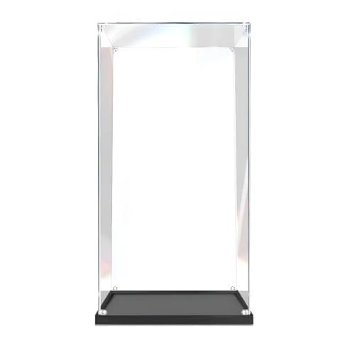 FORTTS Transparente Acryl-Vitrine, kompatibel mit LG 75371, Sammlerstück-Vitrine, staubdichte Arbeitsplatte, Kunststoff-Vitrine, Spielzeug, Heimaufbewahrung, 25 x 25 x 50 cm(2MM) von FORTTS