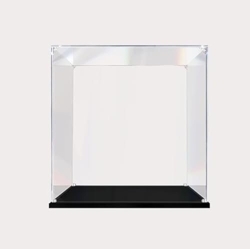 FORTTS Transparente Acryl-Vitrine, kompatibel mit LG 76209, Vitrine for Sammlerstücke, staubdicht, Arbeitsplatte, Kunststoff-Vitrine, Spielzeug, Heimaufbewahrung, 35 x 35 x 55 cm(2MM) von FORTTS