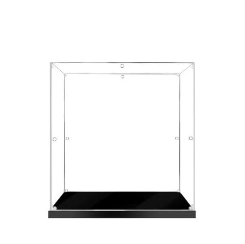 FORTTS Transparente Acryl-Vitrine, kompatibel mit LG 76391, Sammlerstück-Vitrine, staubdichte Arbeitsplatte, Kunststoff-Vitrine, Spielzeug, Heimaufbewahrung, 50 x 40 x 50 cm(2MM) von FORTTS