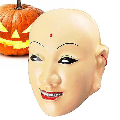 FOUNCY Halloween-Gesichtsbedeckung, Tang Mönch, Halloween-Gesichtsabdeckung, Cosplay, Halloween, Tang-Mönch, Rollenspiel, Kostüm, Gesichtsabdeckung für Cosplay, Party, Karneval von FOUNCY