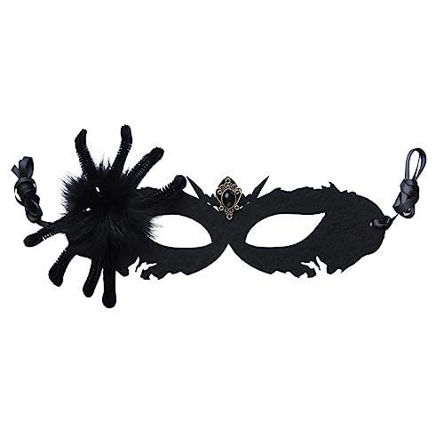 FOUNCY Halloween Maskerade Face Cover, Half Face Eye Cover For Women, Cosplay Accessories For Carnival, Role Play, Prom, Or Costume von FOUNCY